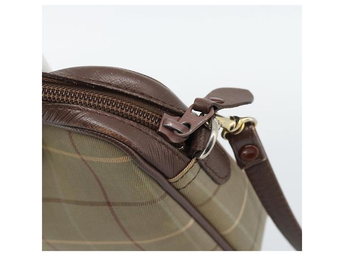 Borsa a Spalla Burberrys Nova Check in Tela Beige Gold Auth ep15123 D'oro - vista 10