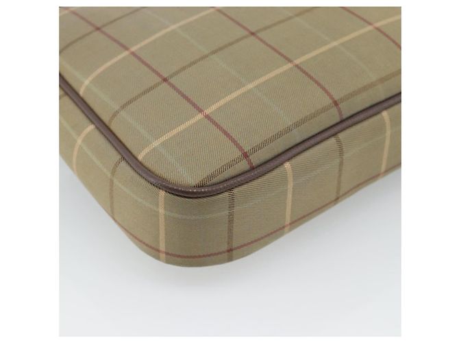 Borsa a Spalla Burberrys Nova Check in Tela Beige Gold Auth ep15123 D'oro - vista 16