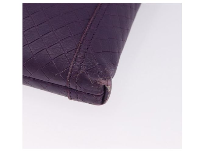 Borsa a Spalla BOTTEGA VENETA INTRECCIATO in Pelle Viola Auth 192755A Porpora - vista 15