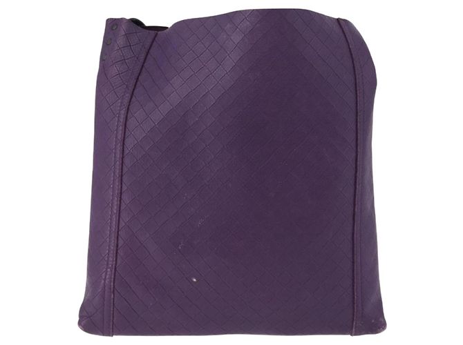 Borsa a Spalla BOTTEGA VENETA INTRECCIATO in Pelle Viola Auth 192755A Porpora - vista 2