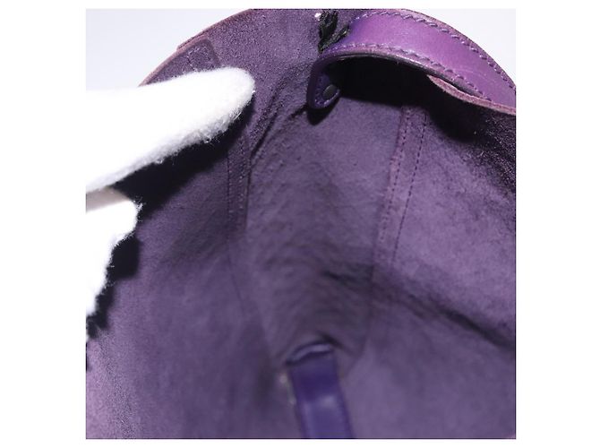 Borsa a Spalla BOTTEGA VENETA INTRECCIATO in Pelle Viola Auth 192755A Porpora - vista 20
