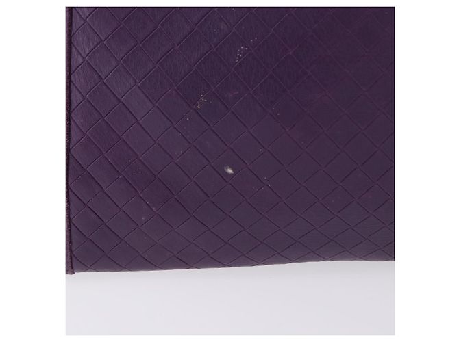 Borsa a Spalla BOTTEGA VENETA INTRECCIATO in Pelle Viola Auth 192755A Porpora - vista 3