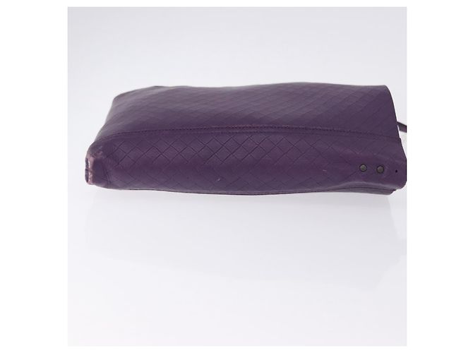 Borsa a Spalla BOTTEGA VENETA INTRECCIATO in Pelle Viola Auth 192755A Porpora - vista 4