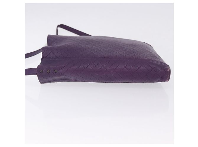 Borsa a Spalla BOTTEGA VENETA INTRECCIATO in Pelle Viola Auth 192755A Porpora - vista 5