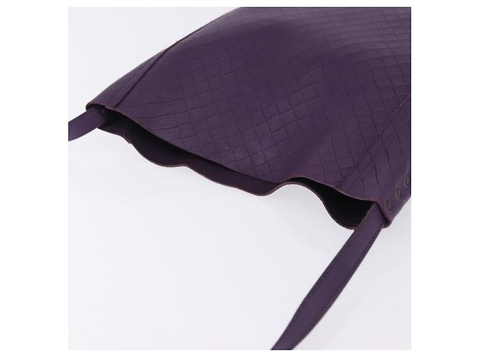 Borsa a Spalla BOTTEGA VENETA INTRECCIATO in Pelle Viola Auth 192755A Porpora - vista 7