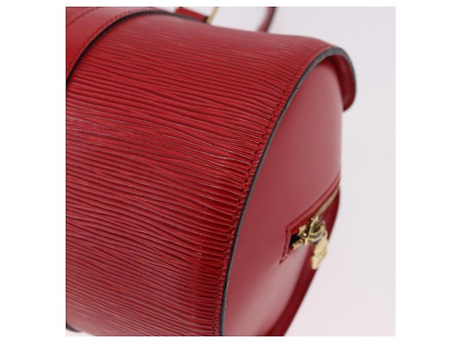 Borsa LOUIS VUITTON Epi Soufflot Rossa M52227 LV Auth 190657V Rosso - vista 16