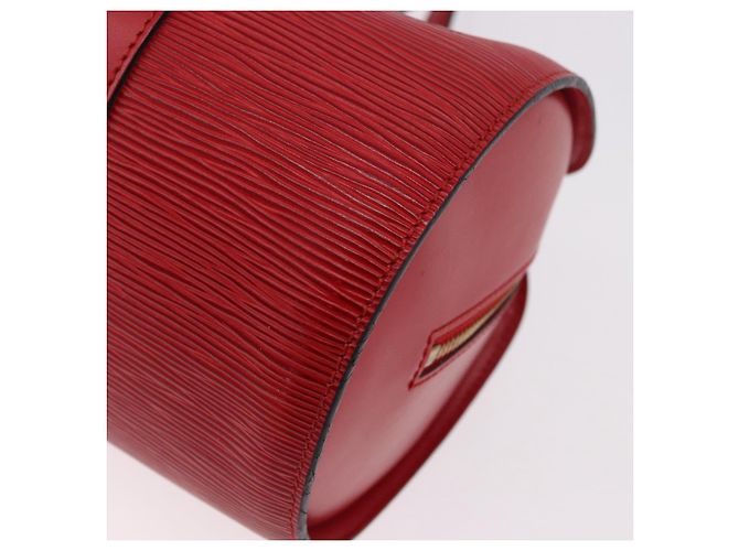 Borsa LOUIS VUITTON Epi Soufflot Rossa M52227 LV Auth 190657V Rosso - vista 18