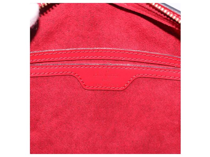 Borsa LOUIS VUITTON Epi Soufflot Rossa M52227 LV Auth 190657V Rosso - vista 19