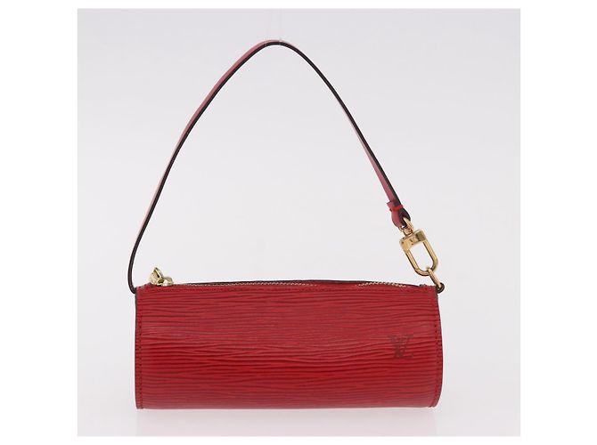 Borsa LOUIS VUITTON Epi Soufflot Rossa M52227 LV Auth 190657V Rosso - vista 21