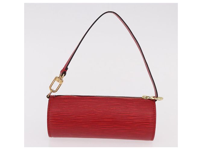Borsa LOUIS VUITTON Epi Soufflot Rossa M52227 LV Auth 190657V Rosso - vista 22