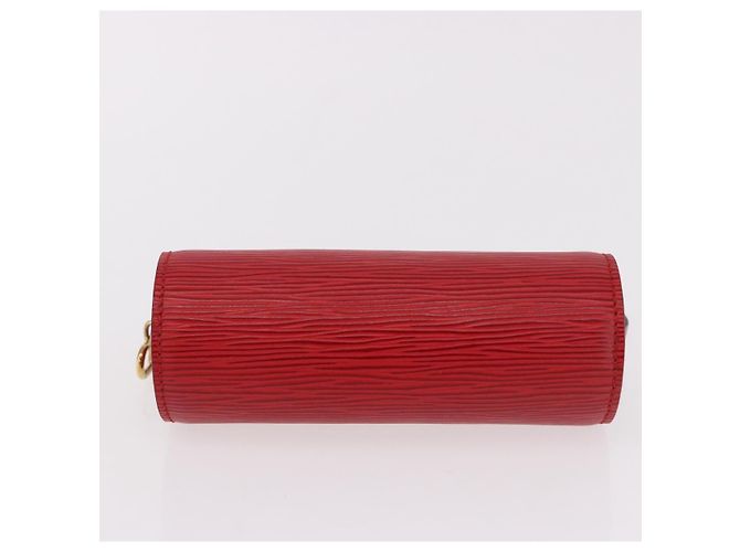 Borsa LOUIS VUITTON Epi Soufflot Rossa M52227 LV Auth 190657V Rosso - vista 25