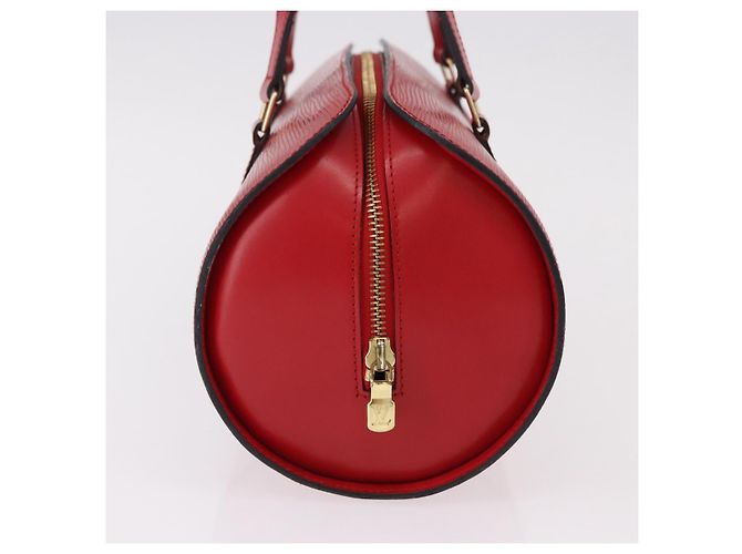 Borsa LOUIS VUITTON Epi Soufflot Rossa M52227 LV Auth 190657V Rosso - vista 4