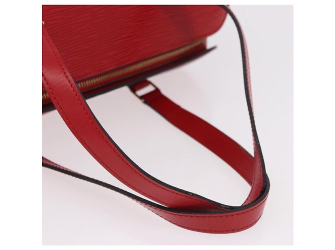 Borsa LOUIS VUITTON Epi Soufflot Rossa M52227 LV Auth 190657V Rosso - vista 7
