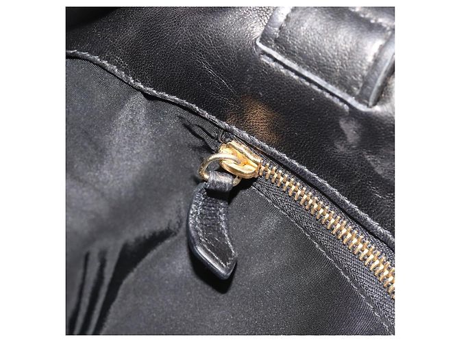 PRADA Tote Bag Nylon Schwarz Gold Auth 192232A Golden - Ansicht 21