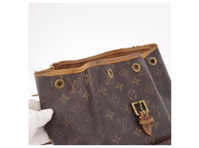 LOUIS VUITTON Zaino Monogram Montsouris MM M51136 LV Auth BA13800 Monogramma - vista 10