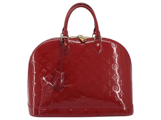 LOUIS VUITTON Borsa Monogram Vernis Alma PM Rose Andian M91770 Auth 190707A - vista 13