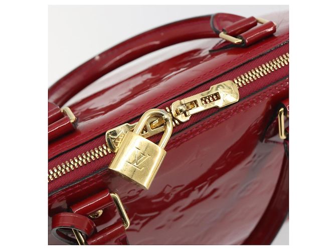 LOUIS VUITTON Borsa Monogram Vernis Alma PM Rose Andian M91770 Auth 190707A - vista 19