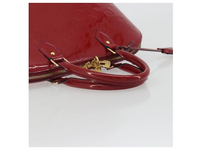 LOUIS VUITTON Borsa Monogram Vernis Alma PM Rose Andian M91770 Auth 190707A - vista 7