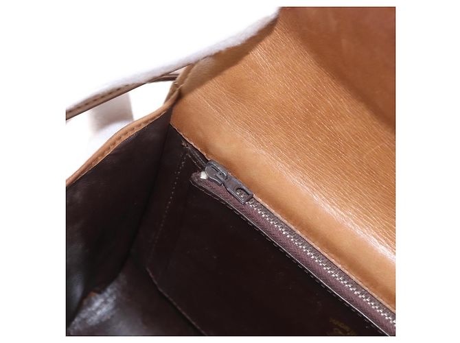 GUCCI GG Canvas Schultertasche Braun Gold Auth 191929 Golden - Ansicht 22