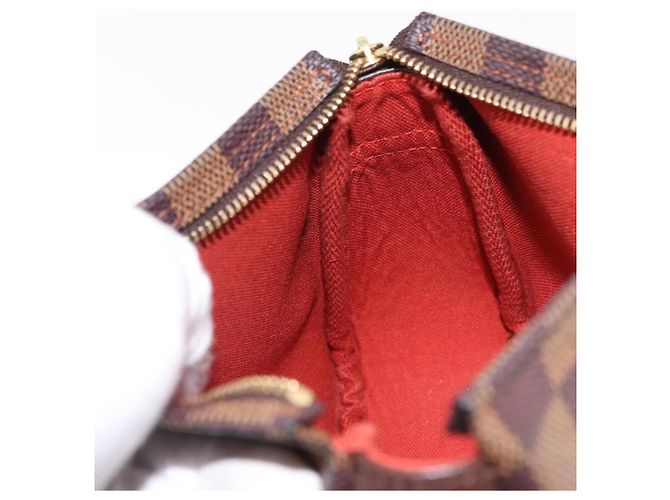 LOUIS VUITTON Damier Ebene Trousse makeup Pouch N51982 LV Auth 192050V - vista 19