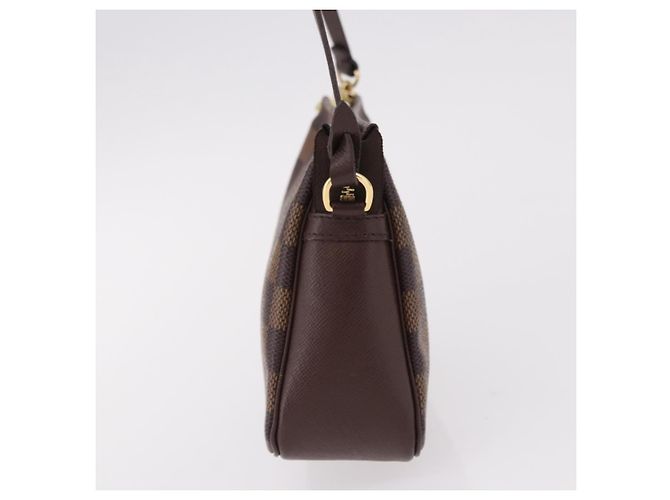 LOUIS VUITTON Damier Ebene Trousse makeup Pouch N51982 LV Auth 192050V - vista 4