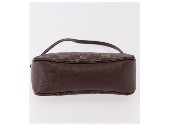 LOUIS VUITTON Damier Ebene Trousse makeup Pouch N51982 LV Auth 192050V - vista 5