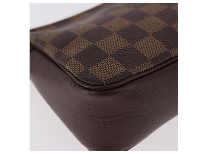LOUIS VUITTON Damier Ebene Trousse makeup Pouch N51982 LV Auth 192050V - vista 8