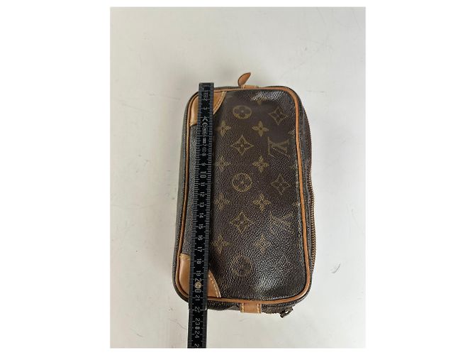 Beauty case Vintage Louis Vuitton Monogram Canvas Marrone - vista 5
