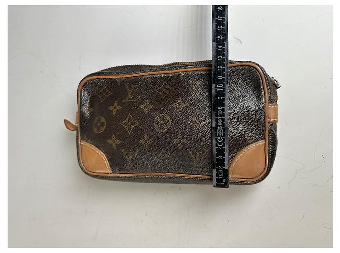Beauty case Vintage Louis Vuitton Monogram Canvas Marrone - vista 6