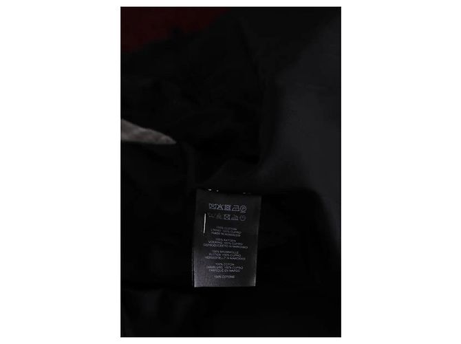 Giacca Dries Van Noten in cotone bordeaux Bordò - vista 6