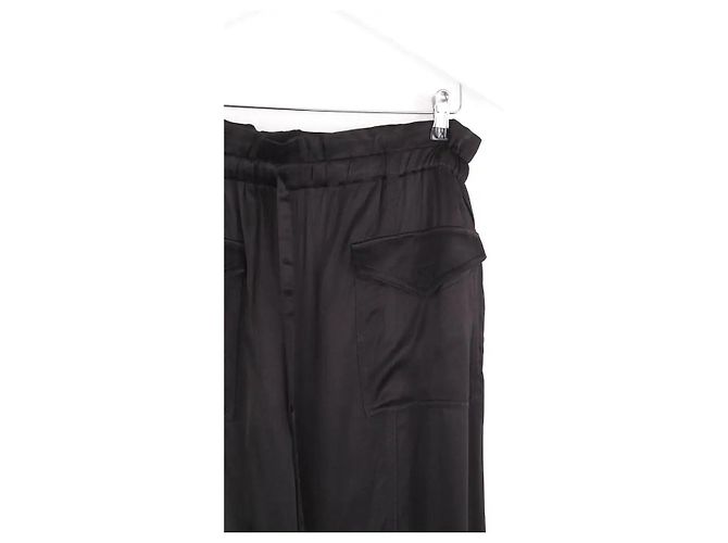 Ganni Pantalón recto negro - vista 2