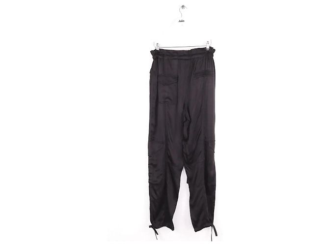 Ganni Pantalón recto negro - vista 3