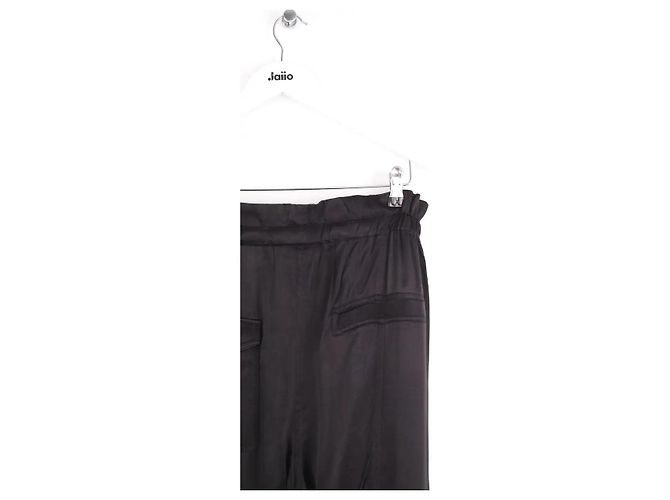 Ganni Pantalón recto negro - vista 4