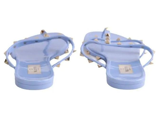 Sandali Valentino blu in plastica Taglia 42 - vista 2