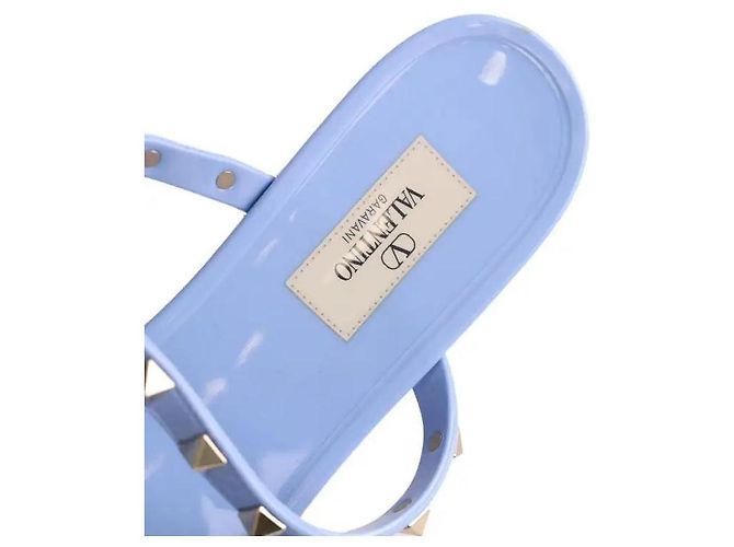 Sandali Valentino blu in plastica Taglia 42 - vista 4