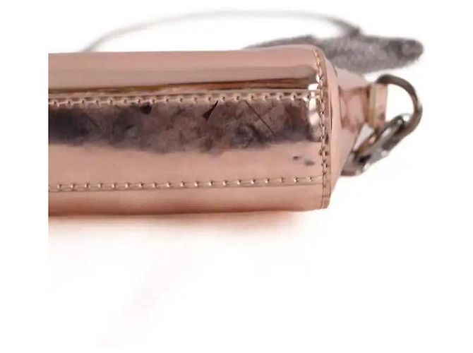 Borsa a tracolla Givenchy in pelle vernice rosa - vista 4