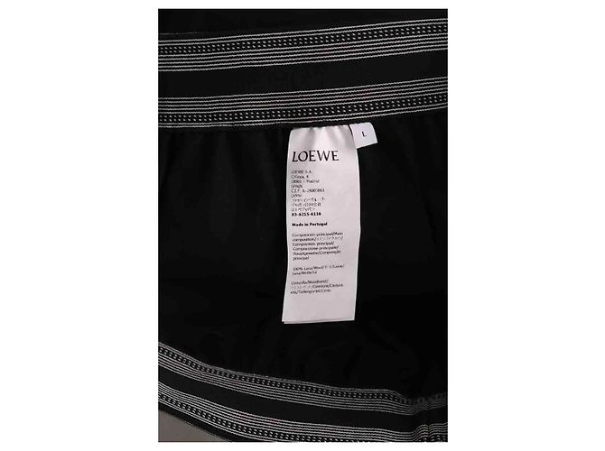 Loewe Mini Shorts Schwarz Wolle - Ansicht 6