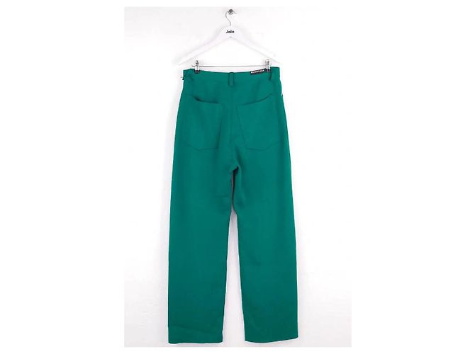 Balenciaga Weite grüne Hose - Ansicht 3