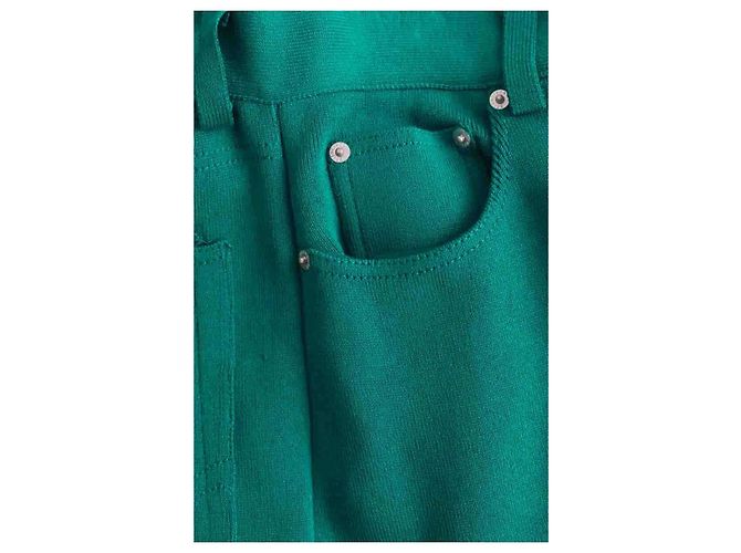 Balenciaga Weite grüne Hose - Ansicht 6