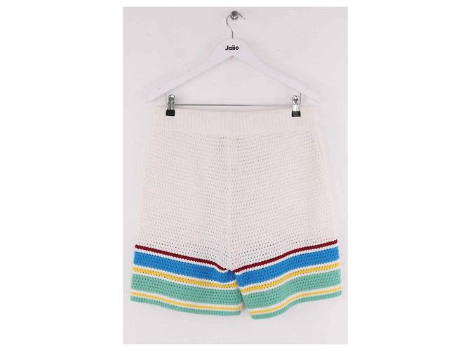 Mini shorts Casablanca blancos de algodón - vista 3
