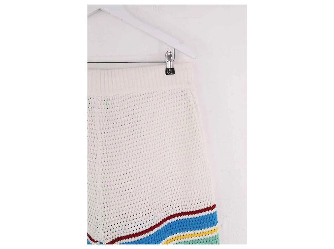 Mini shorts Casablanca blancos de algodón - vista 4