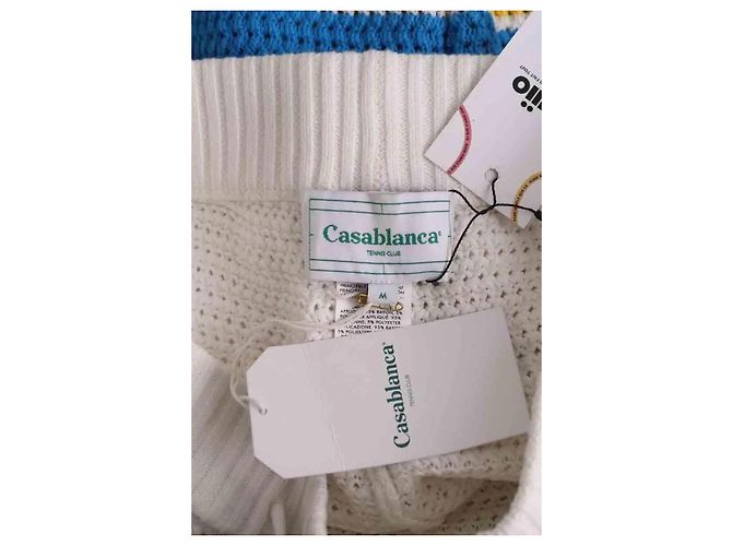 Mini shorts Casablanca blancos de algodón - vista 5