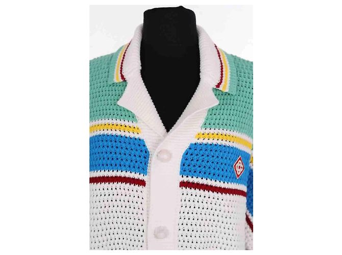Camisa Casablanca de algodón blanca L Blanco - vista 2
