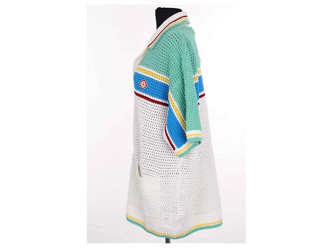 Camisa Casablanca de algodón blanca L Blanco - vista 3