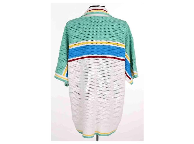Camisa Casablanca de algodón blanca L Blanco - vista 4