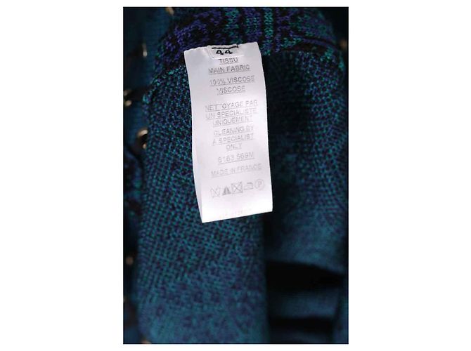 Vestido Balmain verde de viscosa - vista 6