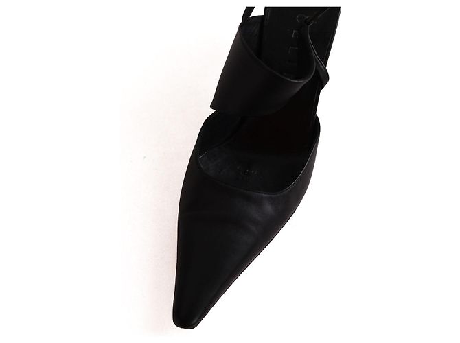 Tacchi Céline in pelle nera Nero - vista 6