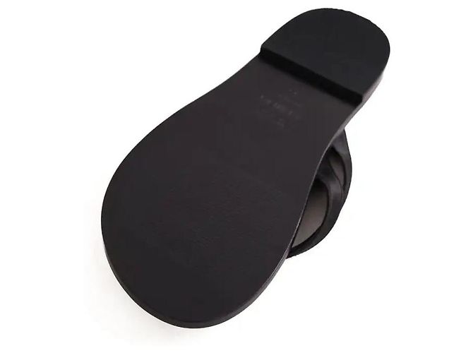 Autre Marque Infradito A.EMERY in pelle nera Nero - vista 5