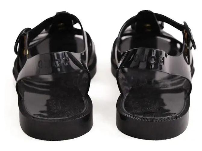 Gucci Espadrilles Schwarz Gummi Größe 41 - Ansicht 2