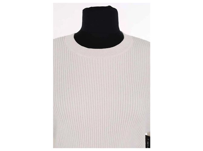 JW Anderson Top ecru Crudo - vista 2